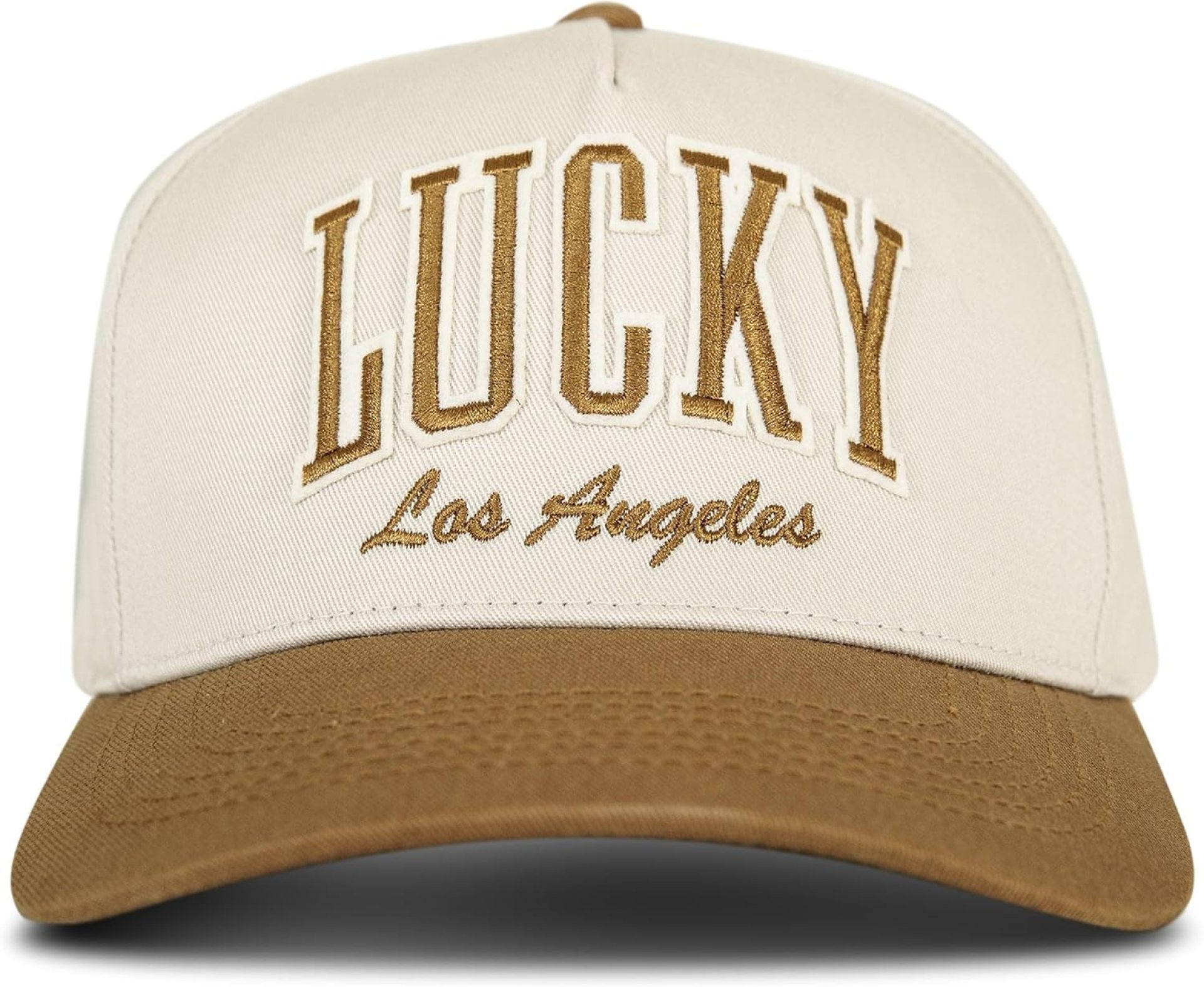 Lucky Brand Snapback Hat | Adjustable | Baseball Cap | Retro | American Heritage | 5 Panel Design | Cotton Canvas Lucky Brand Snapback Hat | Adjustable | Baseball Cap | Retro | American Heritage | 5 Panel Design | Cotton Canvas