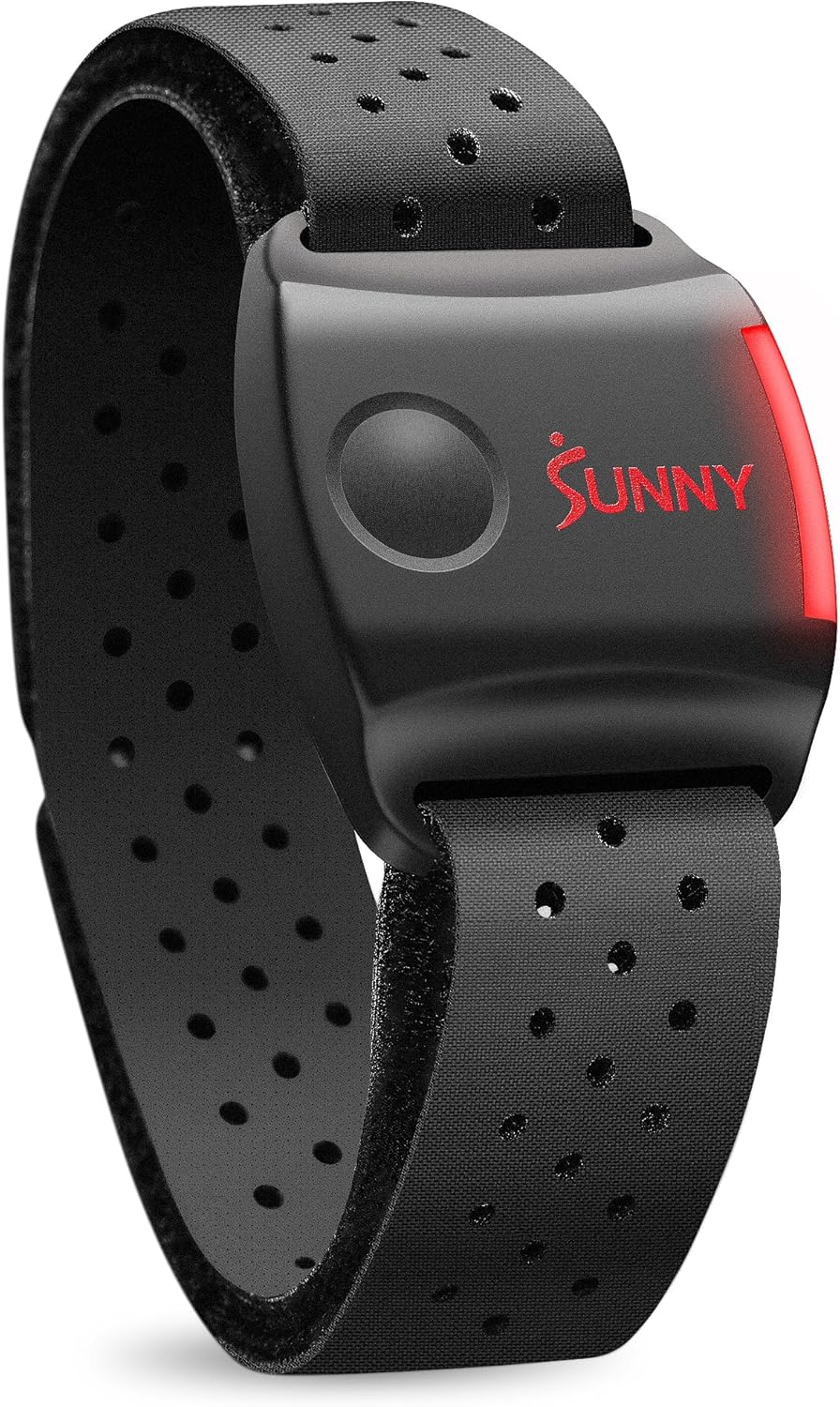 Sunny Health & Fitness Heart Rate Monitor Armband with LED Indicator Sunny Health & Fitness Heart Rate Monitor Armband with LED Indicator