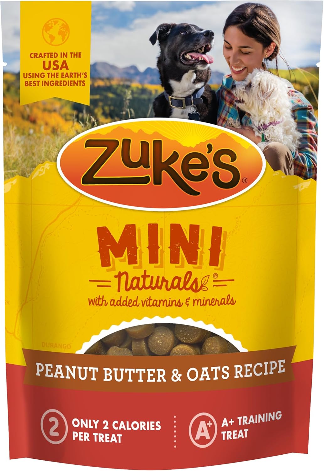 Zuke’s Mini Naturals Dog Training Treats for Dogs of All Sizes, Pet Treats made with Real Peanut Butter, 16 oz. Resealable Pouch – 16 oz. Bag Zuke’s Mini Naturals Dog Training Treats for Dogs of All Sizes, Pet Treats made with Real Peanut Butter, 16 oz. Resealable Pouch – 16 oz. Bag