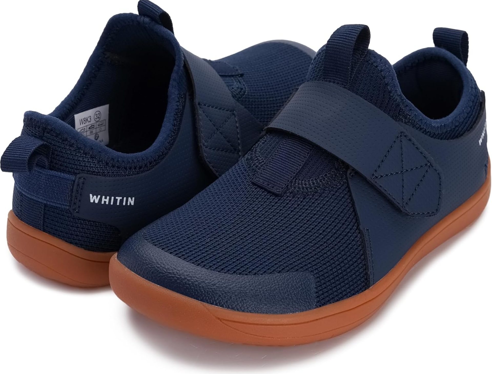 WHITIN Little/Big Kid Wide Width Barefoot Shoes | Boys/Girls Minimalist Elastic Opening Sneakers | Flexible- Zero Drop Sole WHITIN Little/Big Kid Wide Width Barefoot Shoes | Boys/Girls Minimalist Elastic Opening Sneakers | Flexible- Zero Drop Sole