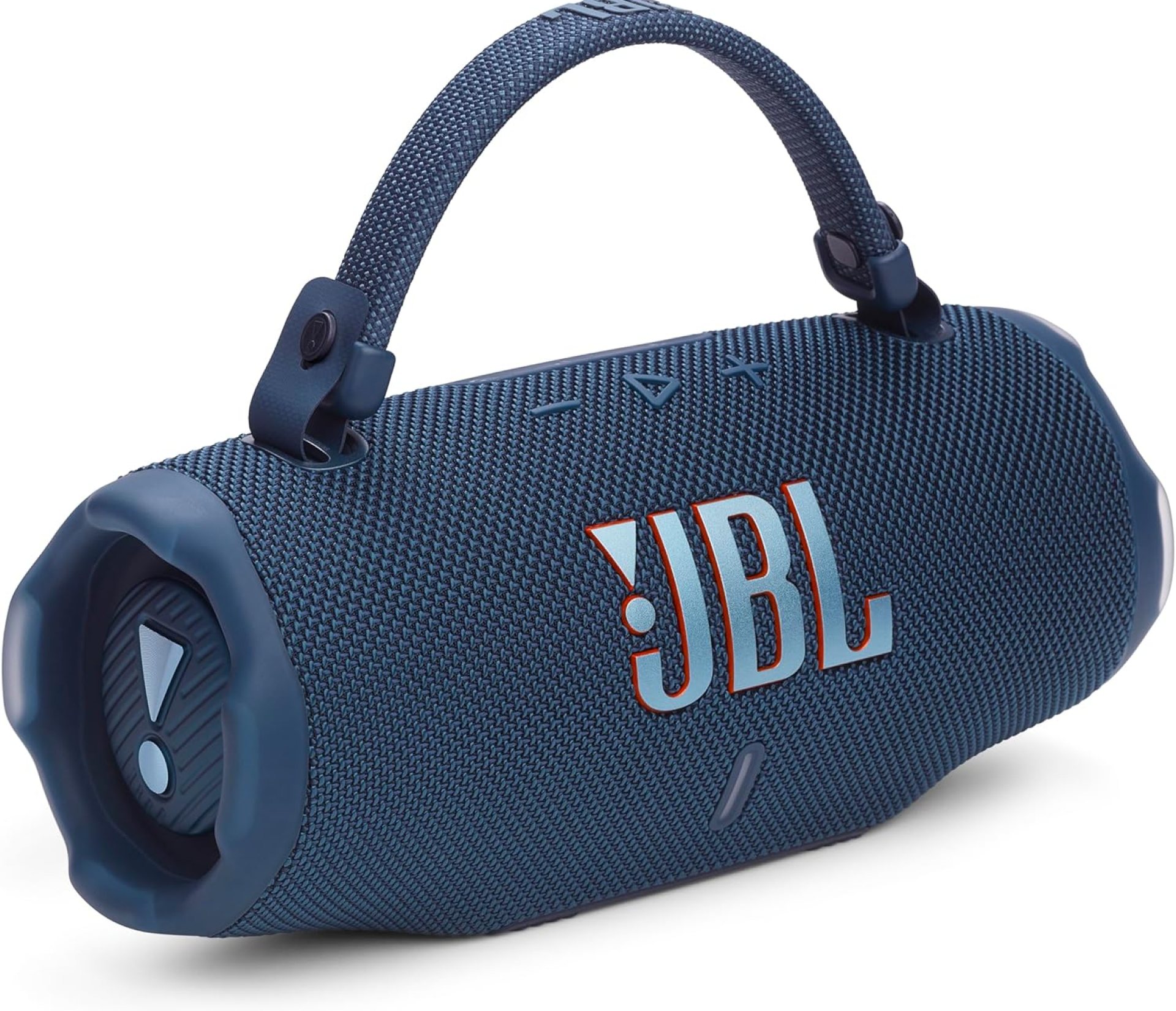JBL Charge 6 – Portable Waterproof & Drop-Proof Bluetooth Speaker, Bold Pro Sound with AI Sound Boost, 28Hrs of Playtime, Built-in powerbank & Comes with a Sturdy/Removable Carrying Strap (Blue) JBL Charge 6 – Portable Waterproof & Drop-Proof Bluetooth Speaker, Bold Pro Sound with AI Sound Boost, 28Hrs of Playtime, Built-in powerbank & Comes with a Sturdy/Removable Carrying Strap (Blue)