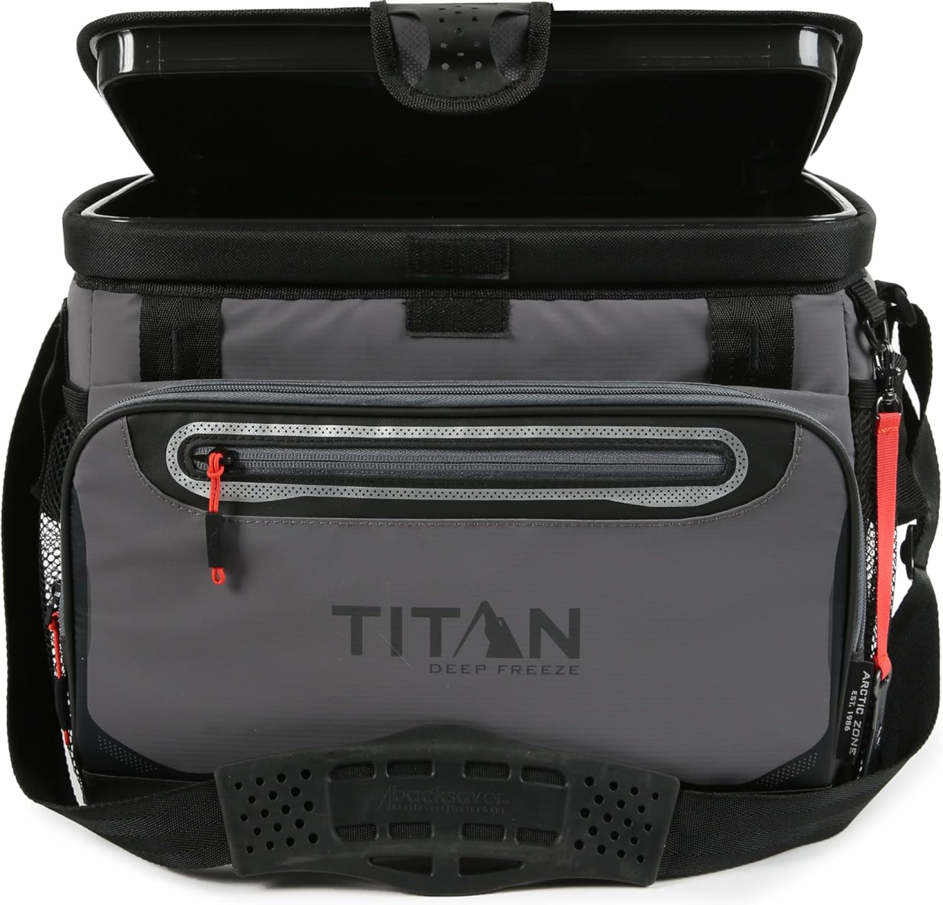 Titan Deep Freeze Cooler Zipperless Hardbody Cooler – Deep Freeze Insulation, HardBody Liner, and SmartShelf Titan Deep Freeze Cooler Zipperless Hardbody Cooler – Deep Freeze Insulation, HardBody Liner, and SmartShelf