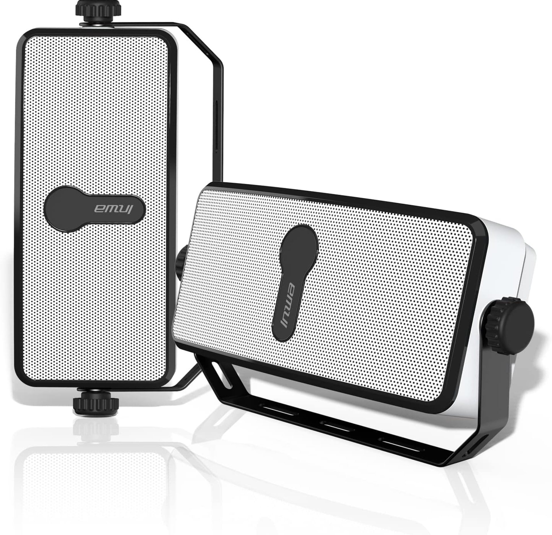 Inwa Bluetooth Outdoor Speaker, IPX5 Waterproof Wall Mount Speaker, Wireless Sync Up to 100 Speakers, Connect Seamlessly to Phone, Computer, Echo Dot, Suitable for Patio, Porch, Gazebo, Garage, 2 PCS Inwa Bluetooth Outdoor Speaker, IPX5 Waterproof Wall Mount Speaker, Wireless Sync Up to 100 Speakers, Connect Seamlessly to Phone, Computer, Echo Dot, Suitable for Patio, Porch, Gazebo, Garage, 2 PCS