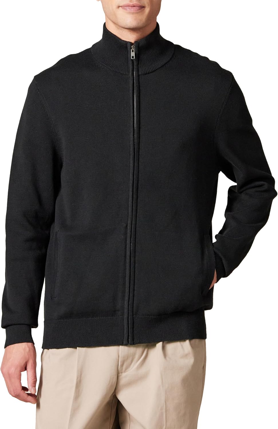 Amazon Essentials Men’s Full-Zip Cotton Sweater Amazon Essentials Men’s Full-Zip Cotton Sweater