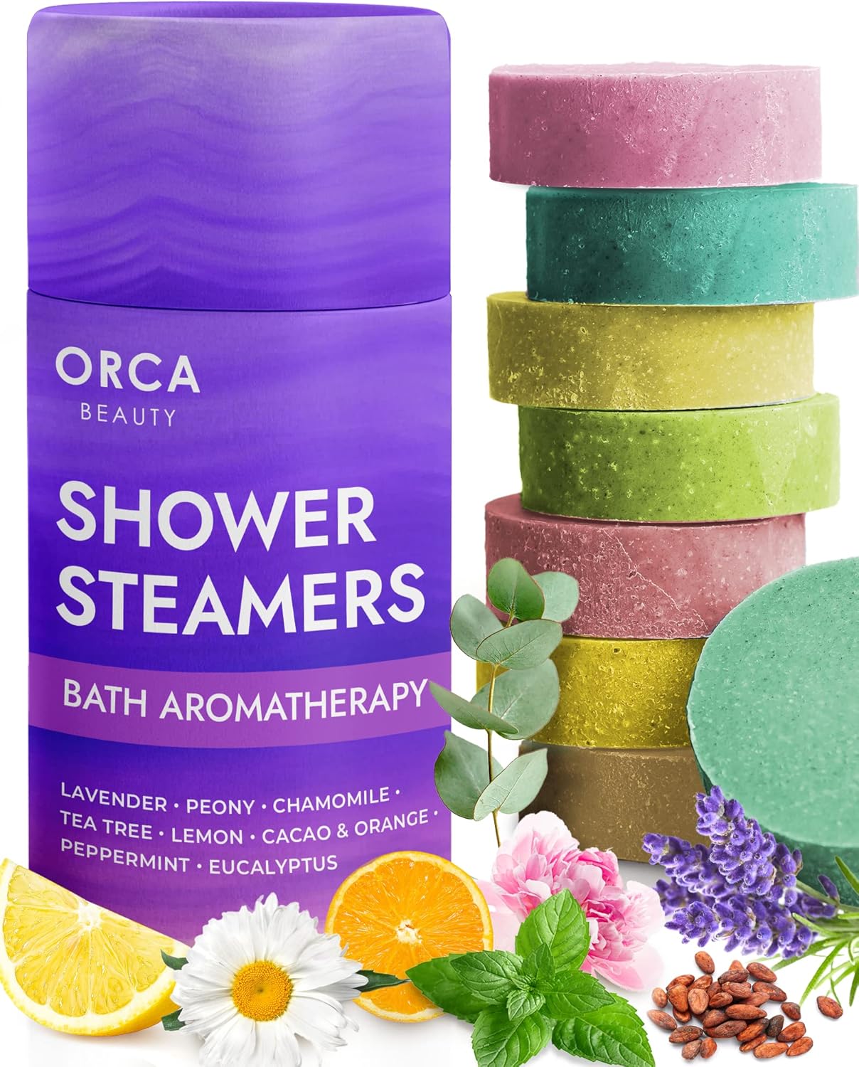 Shower Steamers Aromatherapy – Relaxation Gifts for Women, Shower Bombs, Unique Spa Gifts Shower Tablets, Stocking Stuffers for Women & Men (Variety Pack Scent 8PC) Shower Steamers Aromatherapy – Relaxation Gifts for Women, Shower Bombs, Unique Spa Gifts Shower Tablets, Stocking Stuffers for Women & Men (Variety Pack Scent 8PC)