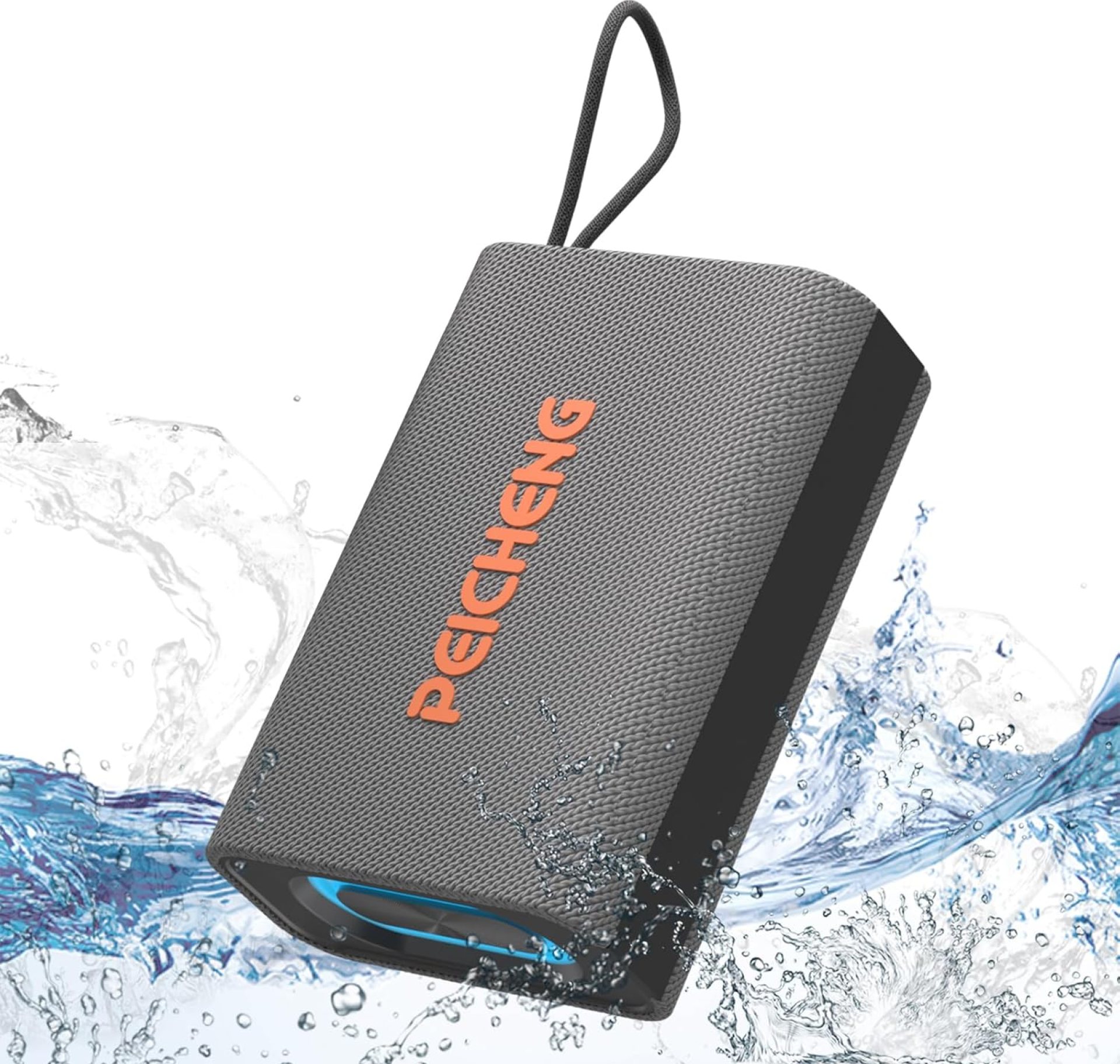 Speaker, Portable Wireless Bluetooth Speakers, Waterproof Shower Loud Stereo Sound with RGB Lights TWS Long Playtime for Home/Party/Outdoor, Electronic Gadgets, (1PCS, Grey) Speaker, Portable Wireless Bluetooth Speakers, Waterproof Shower Loud Stereo Sound with RGB Lights TWS Long Playtime for Home/Party/Outdoor, Electronic Gadgets, (1PCS, Grey)