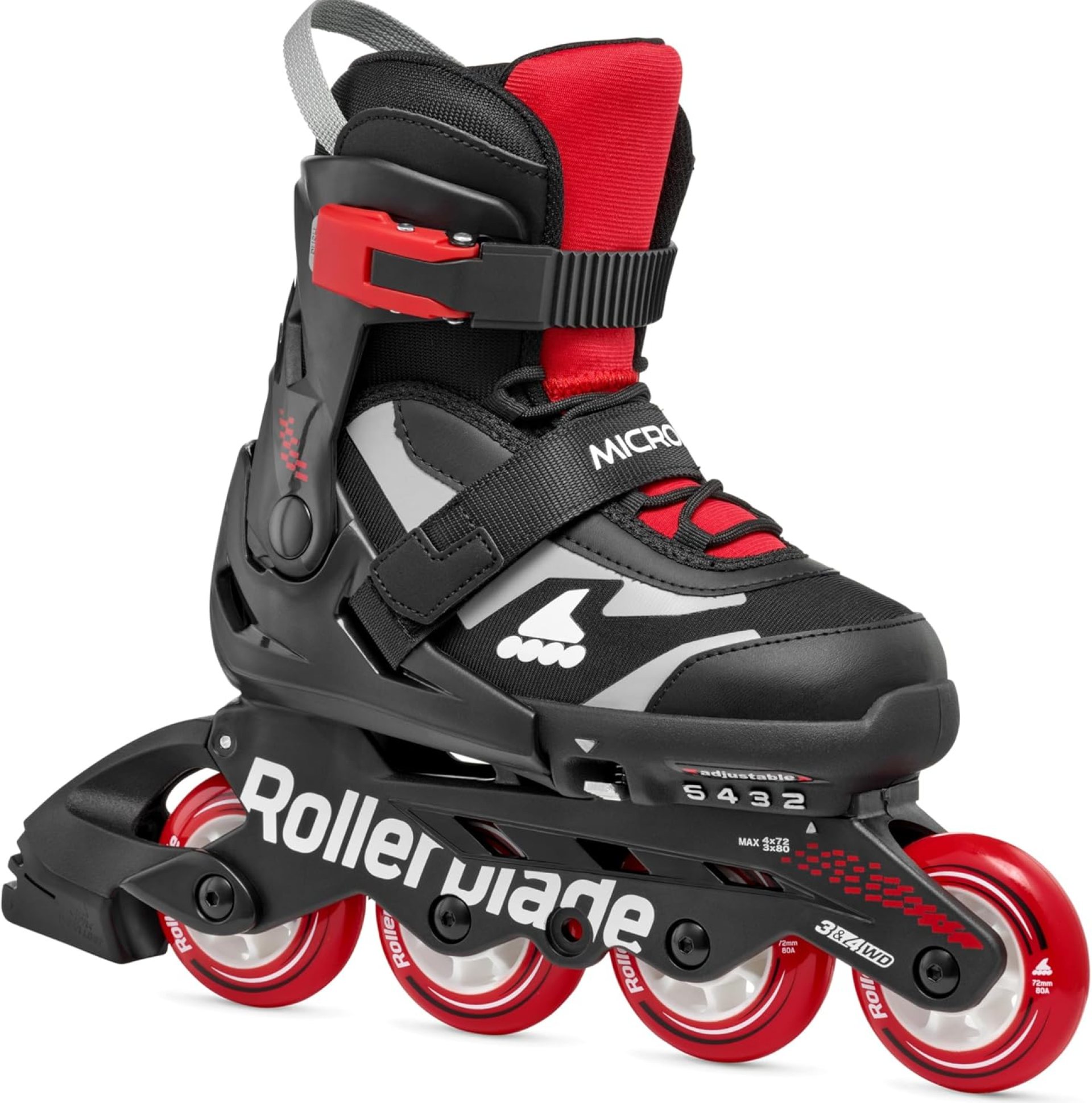 Rollerblade Microblade Kid’s Adjustable Fitness Inline Skate, Junior, Youth Performance Inline Skates Rollerblade Microblade Kid’s Adjustable Fitness Inline Skate, Junior, Youth Performance Inline Skates