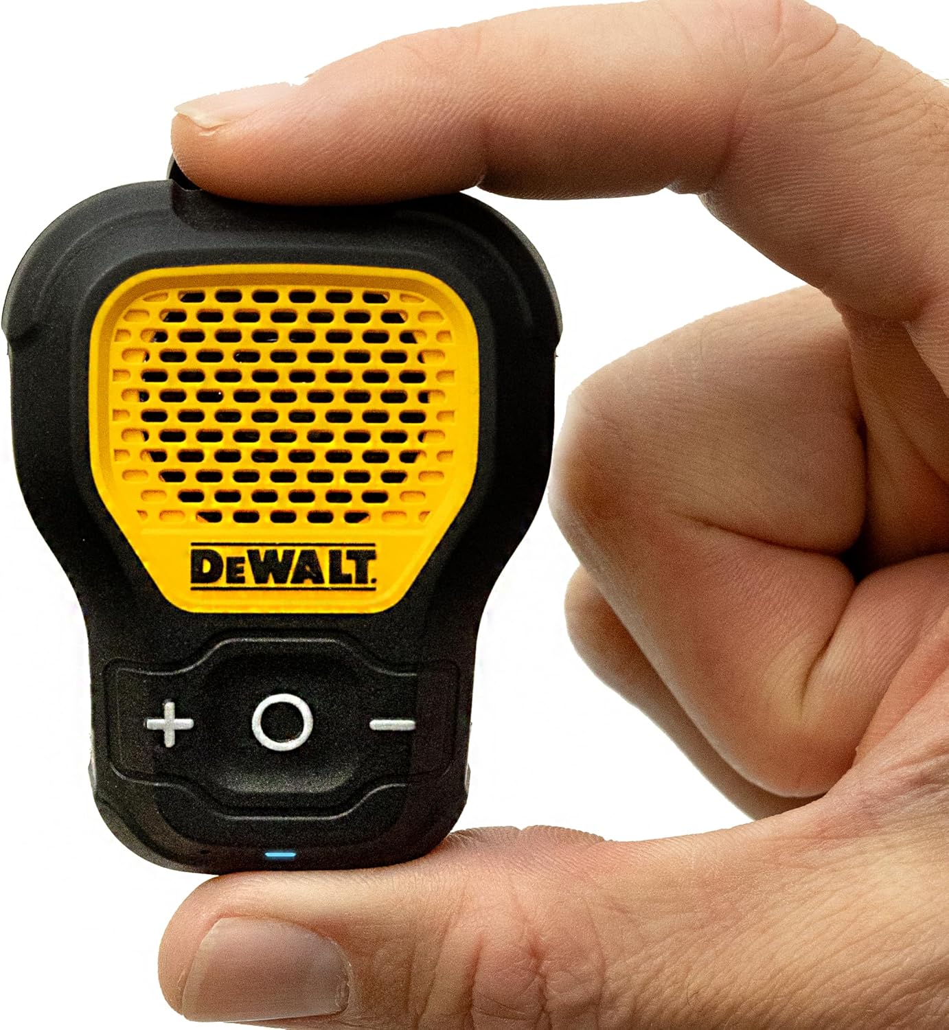 DEWALT Wearable Bluetooth Speaker (Updated Version), Clip-On Wireless Jobsite Pro Water-Resistant Portable Speaker (Non-Magnetic), Built-in Mic for Hands-Free Music/Calls, Bluetooth Speaker (Yellow) DEWALT Wearable Bluetooth Speaker (Updated Version), Clip-On Wireless Jobsite Pro Water-Resistant Portable Speaker (Non-Magnetic), Built-in Mic for Hands-Free Music/Calls, Bluetooth Speaker (Yellow)