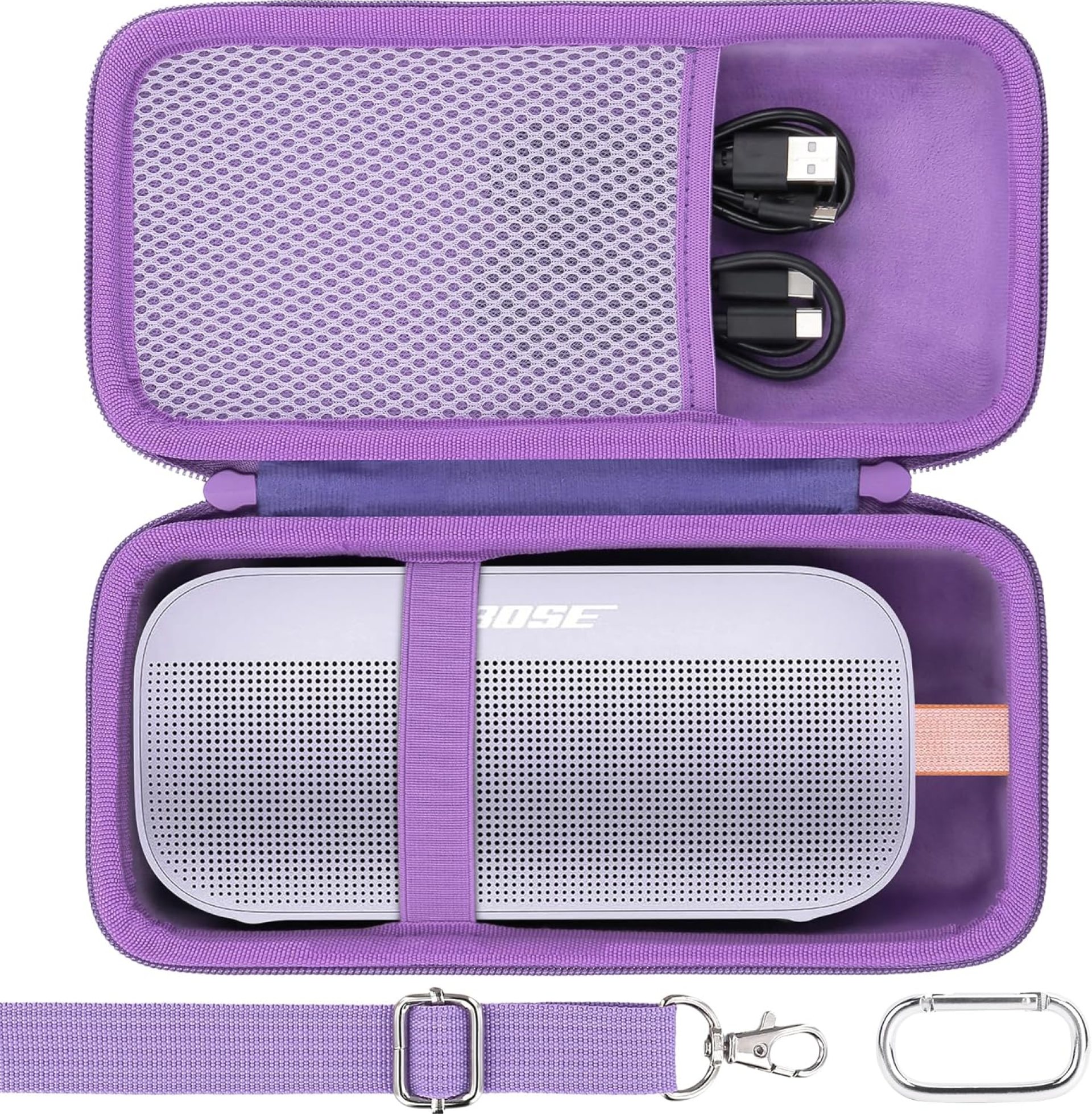 co2CREA Hard Travel Case Replacement for Bose New SoundLink Flex 2nd Gen/Bose SoundLink Flex Bluetooth Portable Speaker (Purple Case) co2CREA Hard Travel Case Replacement for Bose New SoundLink Flex 2nd Gen/Bose SoundLink Flex Bluetooth Portable Speaker (Purple Case)