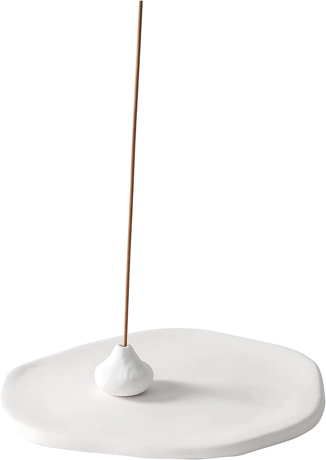 Handmade Incense Holder Irregula Plain Ceramic Stick Incense Holders Pomelo Pumpkin Incense Burner for Home Decor Yoga Meditation Zen (Pomelo White) Handmade Incense Holder Irregula Plain Ceramic Stick Incense Holders Pomelo Pumpkin Incense Burner for Home Decor Yoga Meditation Zen (Pomelo White)