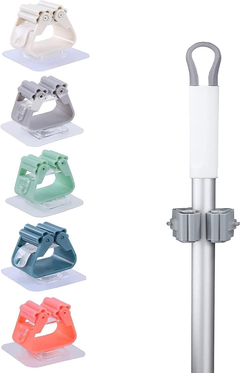 Mop Holder Broom Gripper Holds Self Adhesive Wall Mounted Storage Rack Storage & Organization Your Home Kitchen Broom Holder Adhesive Wardrobe No Drilling (4 Pcs) – multi color Mop Holder Broom Gripper Holds Self Adhesive Wall Mounted Storage Rack Storage & Organization Your Home Kitchen Broom Holder Adhesive Wardrobe No Drilling (4 Pcs) – multi color