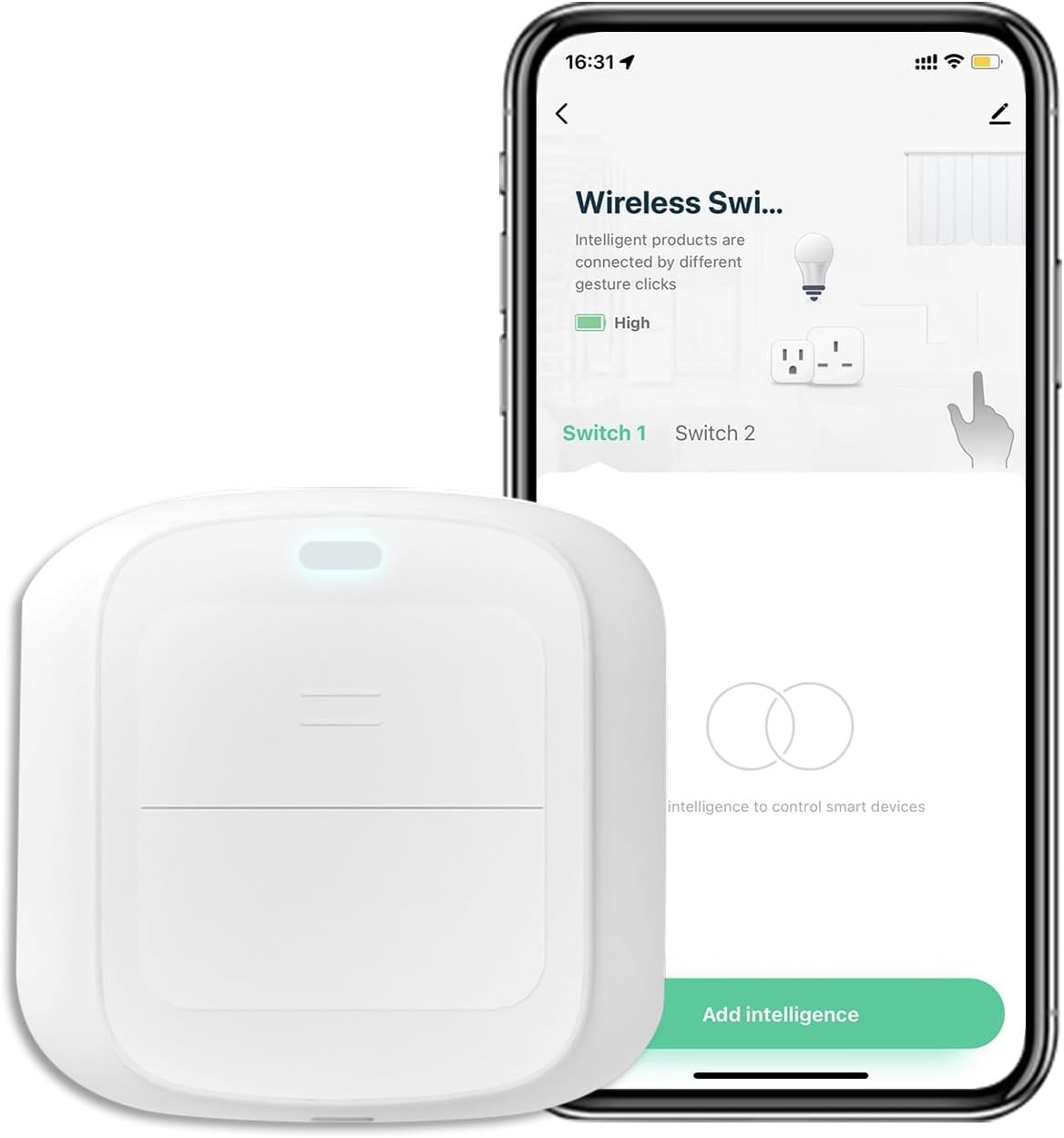 Zigbee Wireless Smart Switch – Double Mini Smart Button, Multi-Function Control for Home Automation, Compatible with Tuya/Smart Life, Gateway Required Zigbee Wireless Smart Switch – Double Mini Smart Button, Multi-Function Control for Home Automation, Compatible with Tuya/Smart Life, Gateway Required