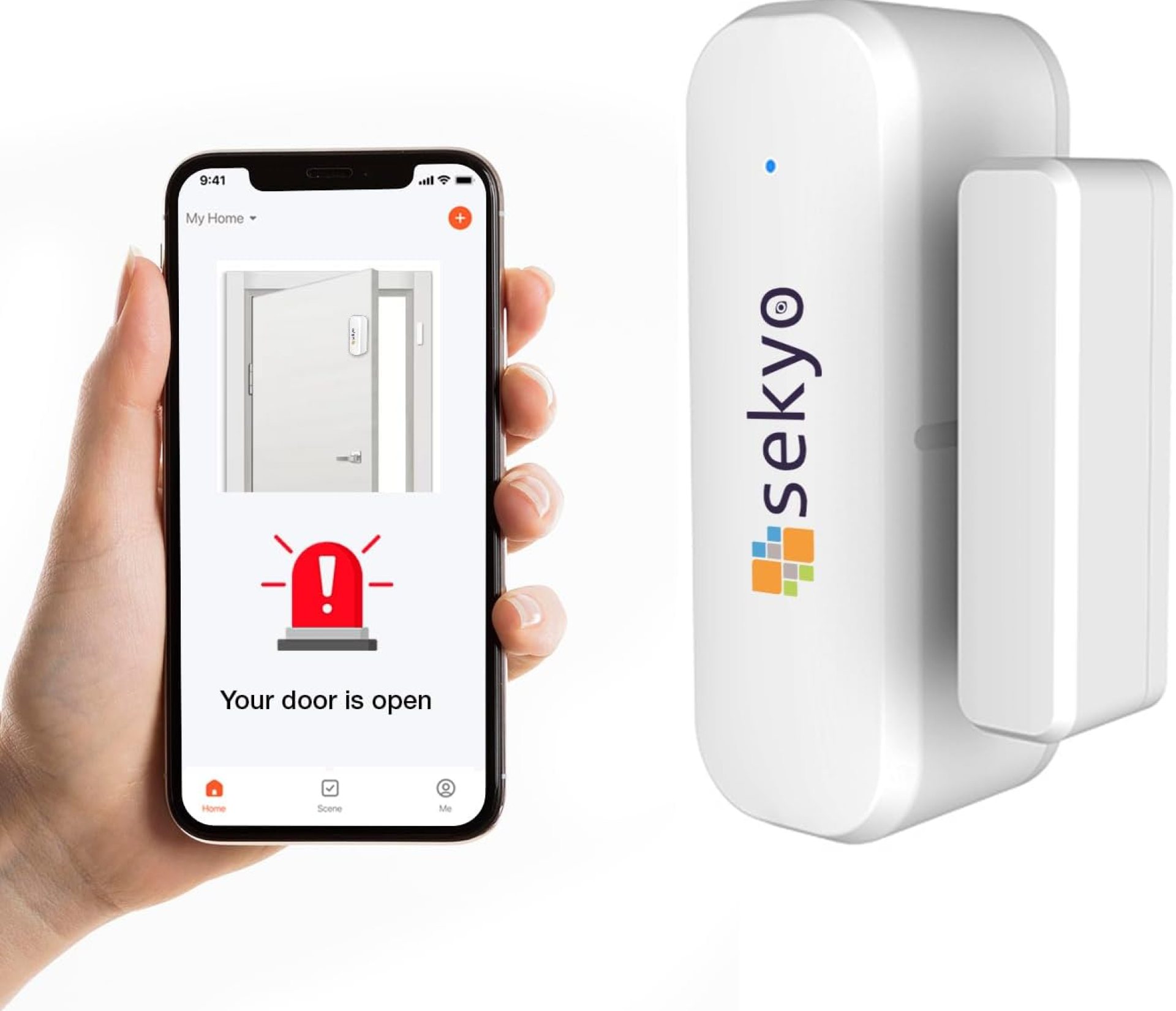 Smart WiFi Door Sensor Home| No Hub Required| App Alert, Works with Tuya Smart Life Devices, Compatible with Alexa, Google Home, Siri| Smart WiFi Door Sensor for Home/Office (Phone Alert, 1) Smart WiFi Door Sensor Home| No Hub Required| App Alert, Works with Tuya Smart Life Devices, Compatible with Alexa, Google Home, Siri| Smart WiFi Door Sensor for Home/Office (Phone Alert, 1)