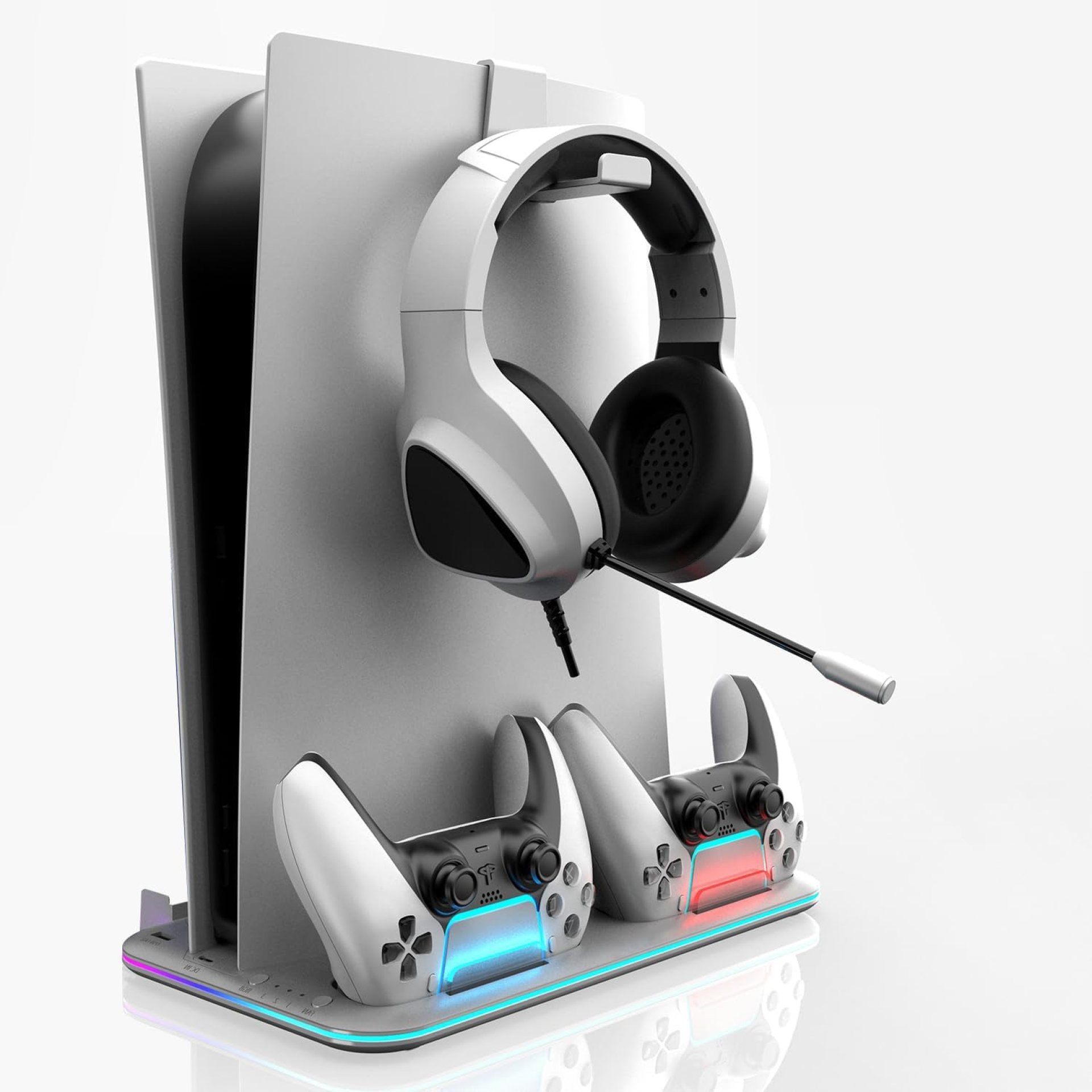 Ant Esports Dock 5 RGB Cooling and Charging Station for Sony PS5 | Efficient Cooling System | All-in-One Design | Clean Compact Design | Dual Controller Chargers | Stable and Easy to Use Ant Esports Dock 5 RGB Cooling and Charging Station for Sony PS5 | Efficient Cooling System | All-in-One Design | Clean Compact Design | Dual Controller Chargers | Stable and Easy to Use