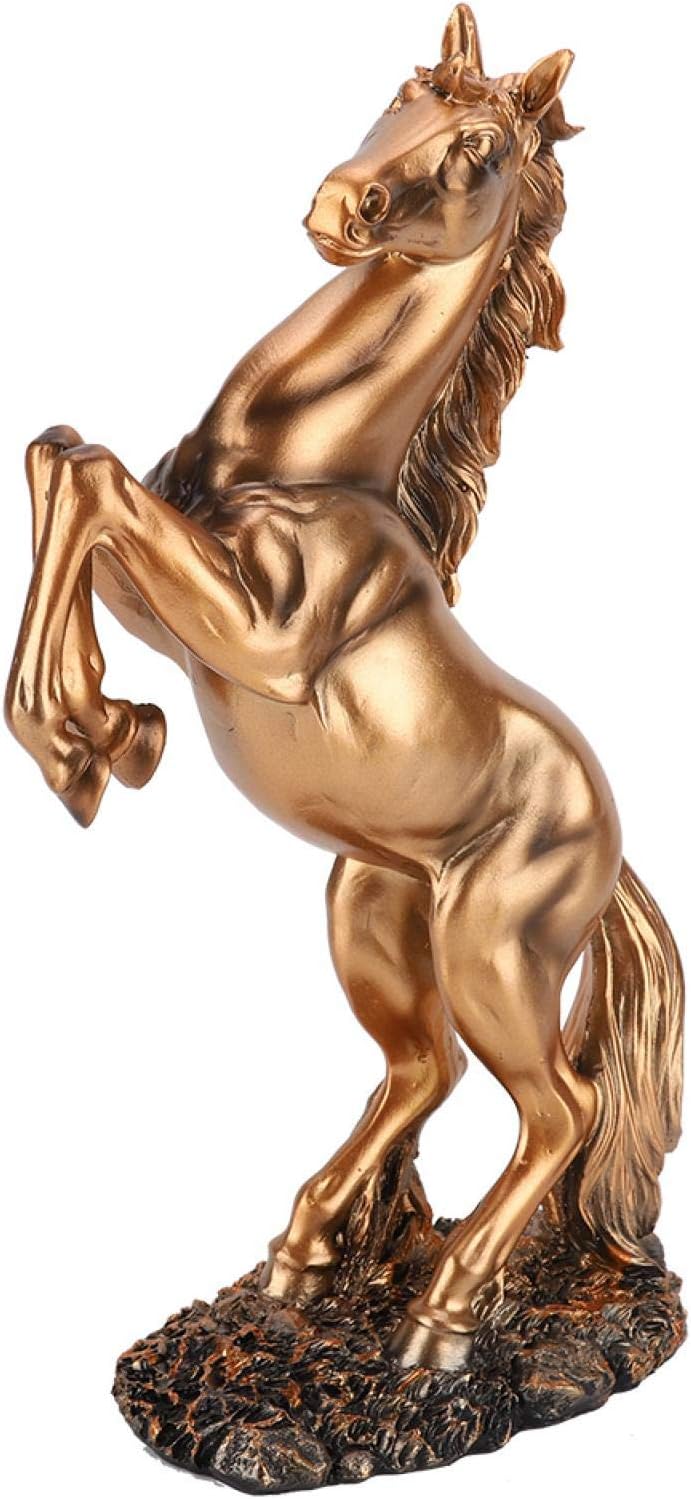 Resin Standing Horse Statue, Eruopean Horse Sculpture, Handmade Minimalist Collectible Desktop Decor Ornament Photograph Props for Home/Office/Coffee Shops/Restaurants(Copper) Resin Standing Horse Statue, Eruopean Horse Sculpture, Handmade Minimalist Collectible Desktop Decor Ornament Photograph Props for Home/Office/Coffee Shops/Restaurants(Copper)