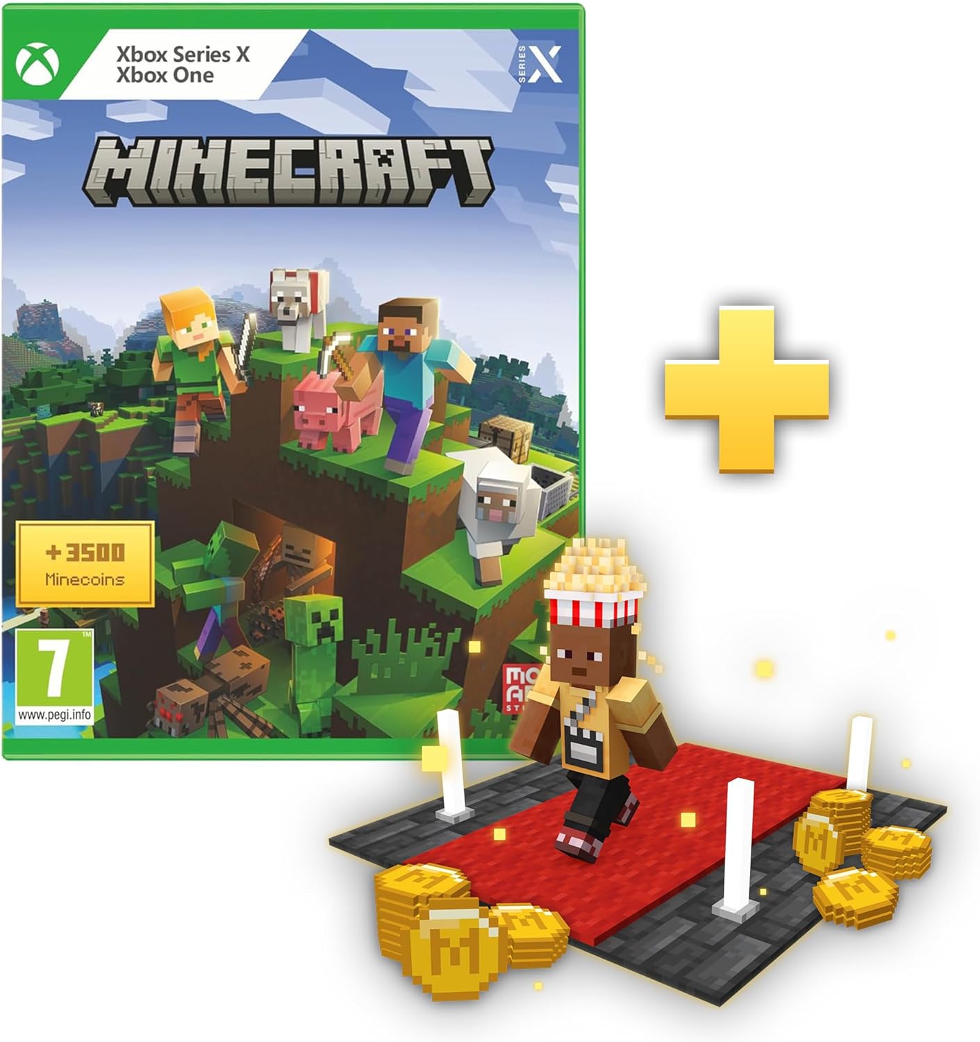 Xbox Minecraft with 3500 Minecoins – Series X, One Xbox Minecraft with 3500 Minecoins – Series X, One
