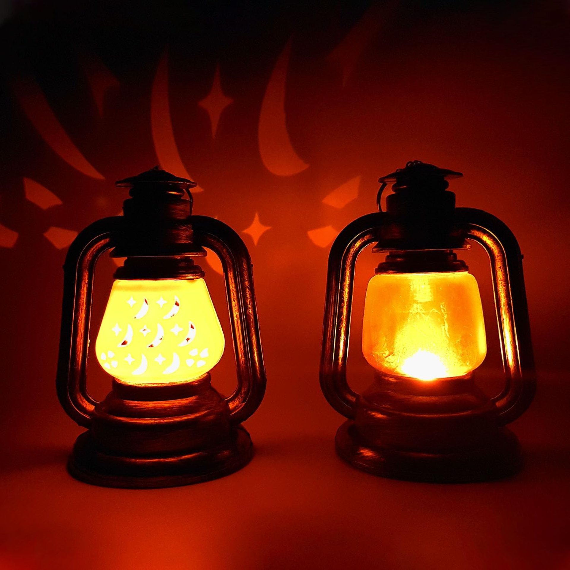 2 Pcs Ramadan Decorations Lanterns Lights 2 Colour Mode Moon Star LED Light Eid Mubarak Lantern Light for Bedroom Home, Iftar, Party, Gift, Outdoor Decoration Battery Powered 2 Pcs Ramadan Decorations Lanterns Lights 2 Colour Mode Moon Star LED Light Eid Mubarak Lantern Light for Bedroom Home, Iftar, Party, Gift, Outdoor Decoration Battery Powered