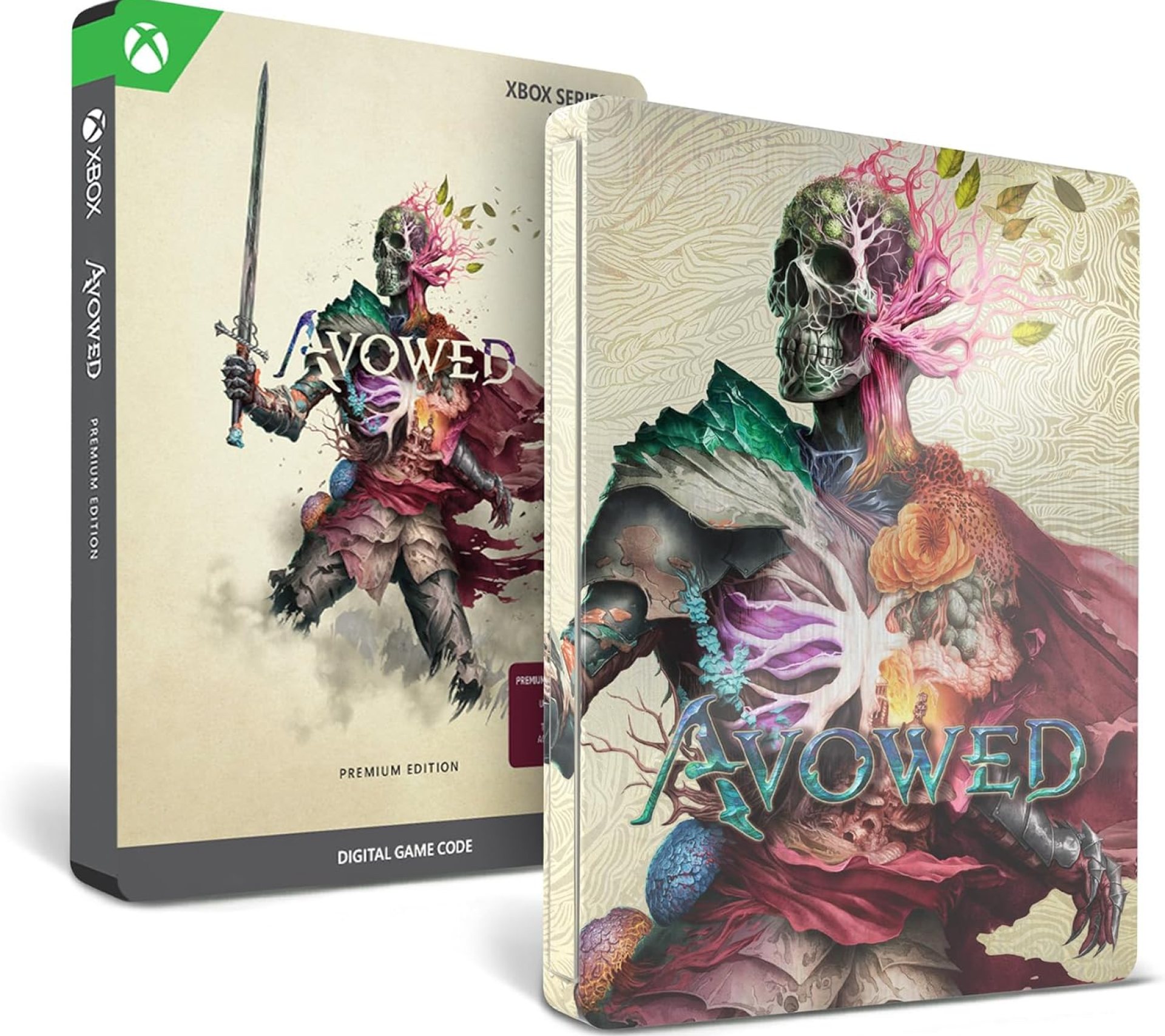 Avowed – Premium Edition SteelBook – Xbox Series X|S and Windows Avowed – Premium Edition SteelBook – Xbox Series X|S and Windows