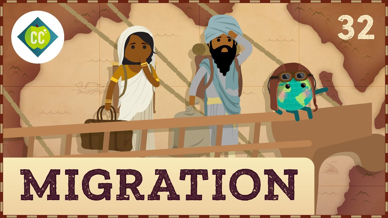 Where and Why Do People Move? Crash Course Geography #32 Where and Why Do People Move? Crash Course Geography #32