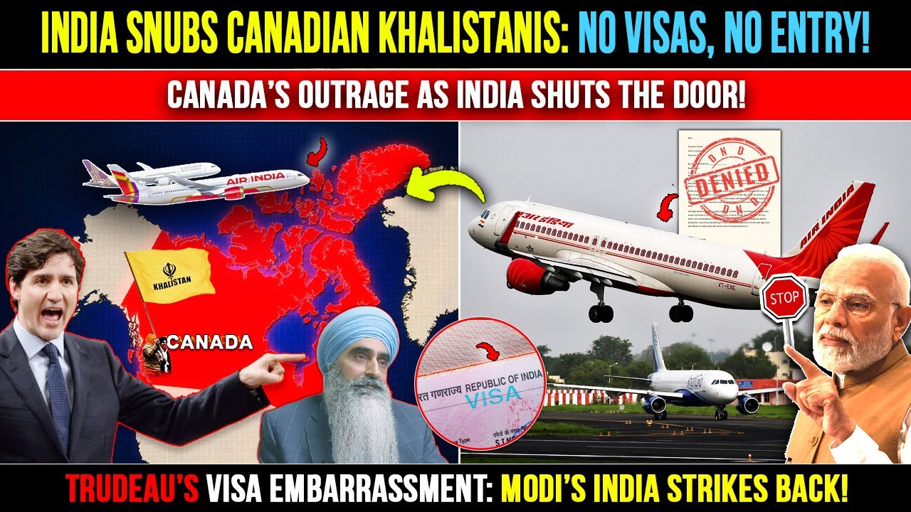 India vs Canada Visa War Escalates: World News | India Canada Relations India vs Canada Visa War Escalates: World News | India Canada Relations