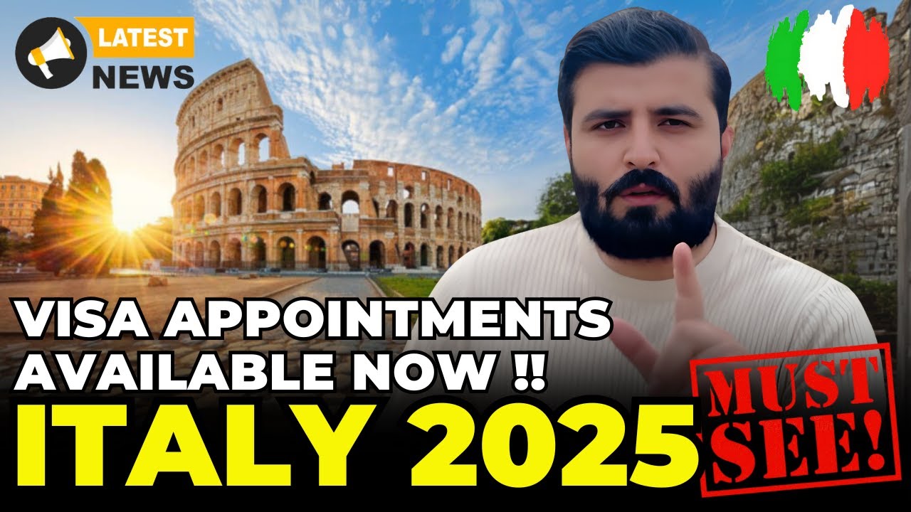 Italy Study Visa 2025 | Appointments Open Now?? | Don’t Miss Out! Italy Study Visa 2025 | Appointments Open Now?? | Don’t Miss Out!