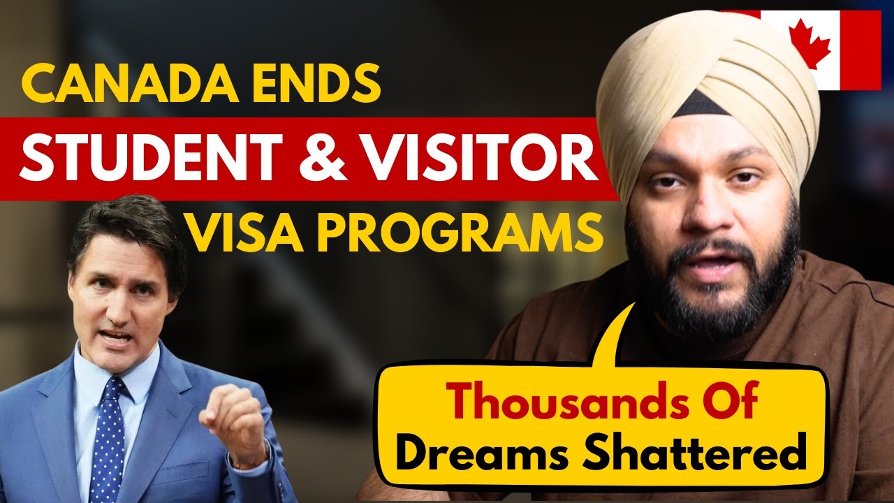 New Shocking Canada Update | Canada Closed the Study Visa and Visitor Visa Programs New Shocking Canada Update | Canada Closed the Study Visa and Visitor Visa Programs