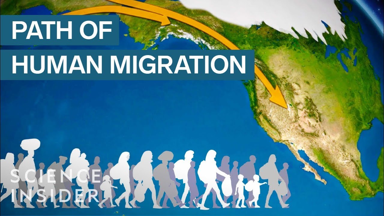 Map Shows How Humans Migrated Across The Globe Map Shows How Humans Migrated Across The Globe