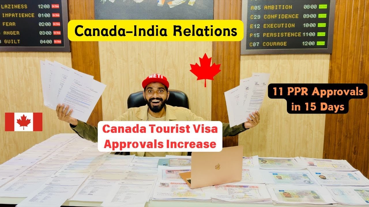 Canada-India Relations: Latest Updates & High Tourist Visa Approval Rate! | 11 PPR Req in 15 Days || Canada-India Relations: Latest Updates & High Tourist Visa Approval Rate! | 11 PPR Req in 15 Days ||