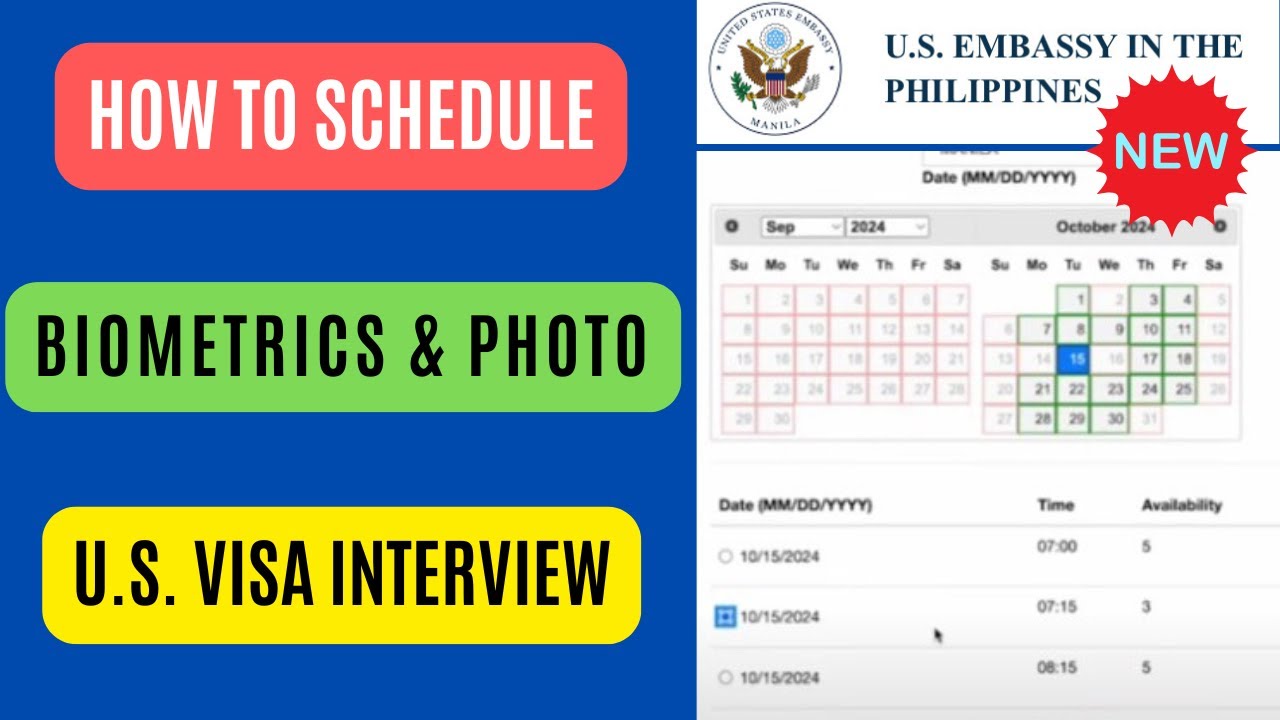 How to Schedule Biometrics and U.S. Visa Interview Manila Embassy – New System – Step by Step Guide How to Schedule Biometrics and U.S. Visa Interview Manila Embassy – New System – Step by Step Guide