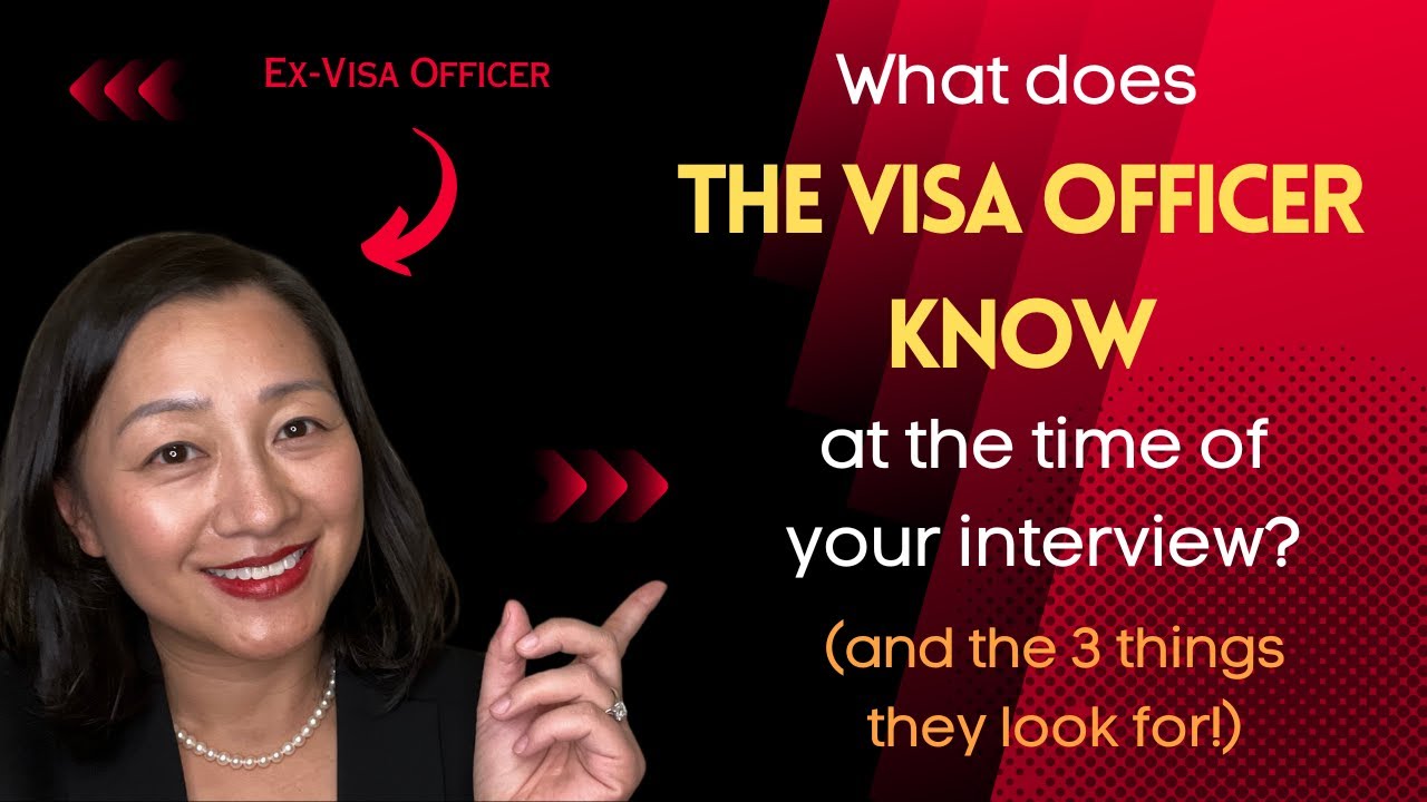 What Visa Officers know on the time of the interview (and the three issues they test for!) What Visa Officers know on the time of the interview (and the three issues they test for!)