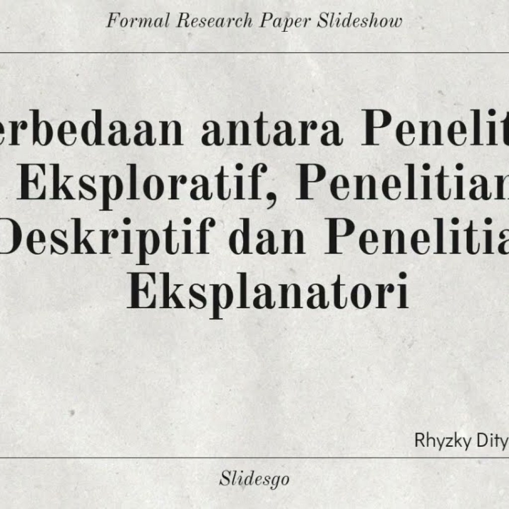 Eksploratif vs. Deskriptif: Memahami Perbedaan Mendasar dalam Penelitian Eksploratif vs. Deskriptif: Memahami Perbedaan Mendasar dalam Penelitian