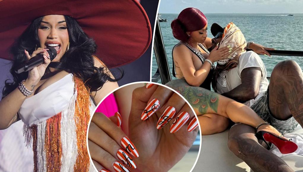 Cardi B muestra amor al novio Stefon Diggs con dulce manicura después de ir a Instagram oficial Cardi B muestra amor al novio Stefon Diggs con dulce manicura después de ir a Instagram oficial