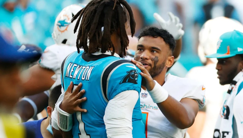 Tua Tagovailoa aplaude en Cam Newton: Es fácil hablar sobre lo que alguien más está haciendo Tua Tagovailoa aplaude en Cam Newton: Es fácil hablar sobre lo que alguien más está haciendo