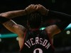 La leyenda de los Sixers Allen Iverson ocupó el escolta No. 4 en la historia de la NBA