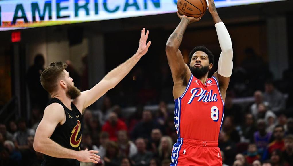 El delantero estrella de los Sixers, Paul George, fuera por el resto de la temporada El delantero estrella de los Sixers, Paul George, fuera por el resto de la temporada