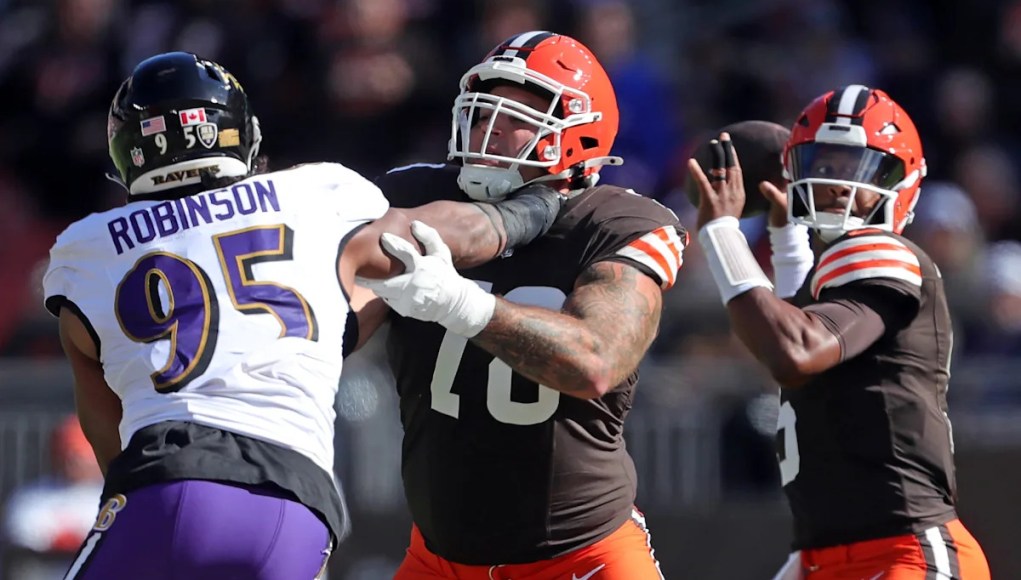 Browns, Informes inactivos de los Ravens: Quinshon Judkins, Oficial de los estados de Jack Conklin Browns, Informes inactivos de los Ravens: Quinshon Judkins, Oficial de los estados de Jack Conklin