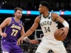 Luka Dončić y Giannis Antetokounmpo siguen liderando el segundo resultado de la votación de los fanáticos del Juego de Estrellas de la NBA