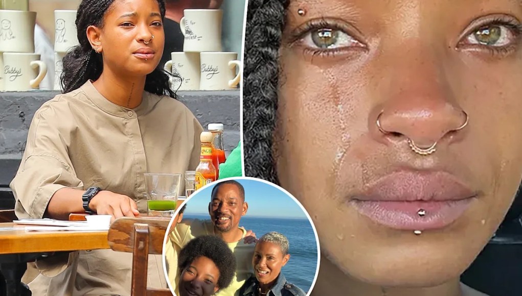 Will Smith, la hija de Jada Pinkett, Willow, de 24 años, provoca preocupación por llorar selfie y mensaje picante Will Smith, la hija de Jada Pinkett, Willow, de 24 años, provoca preocupación por llorar selfie y mensaje picante