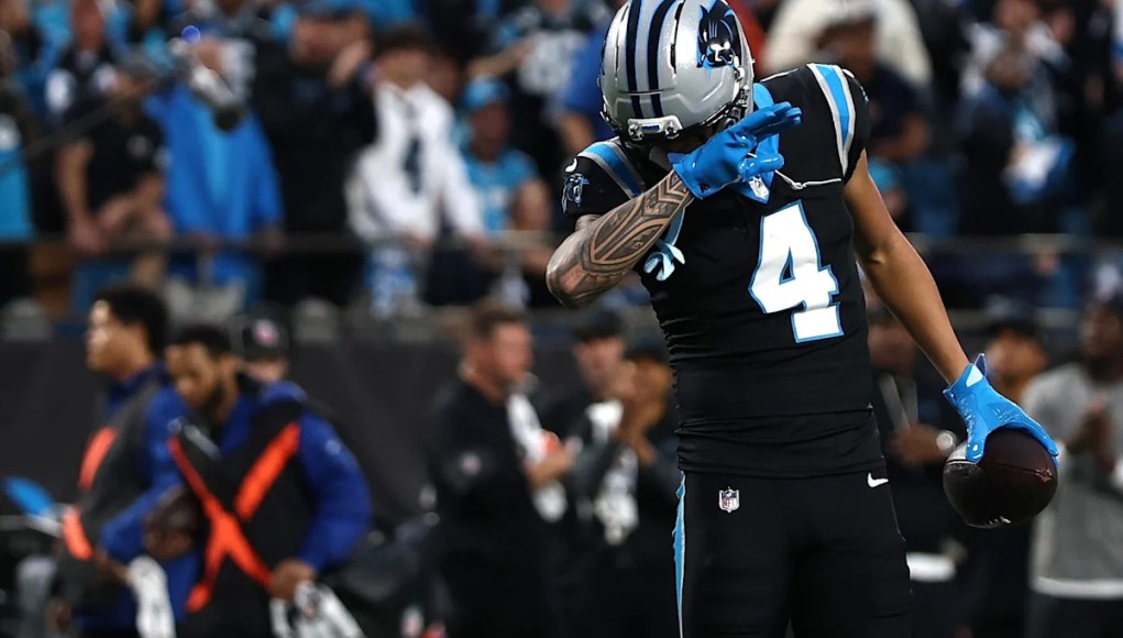 El momento favorito del WR Tetairoa McMillan de los Panthers en su temporada de novato involucra a Cam Newton El momento favorito del WR Tetairoa McMillan de los Panthers en su temporada de novato involucra a Cam Newton