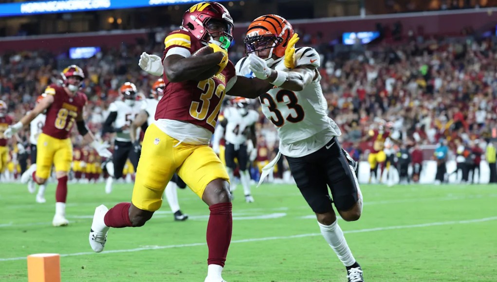 Video de fútbol de fantasía: ‘Just Me Llame Me Bill’-RB1 Path Forjado para Jacory Croskey-Merritt después de Brian Robinson Jr. Rumores comerciales Video de fútbol de fantasía: ‘Just Me Llame Me Bill’-RB1 Path Forjado para Jacory Croskey-Merritt después de Brian Robinson Jr. Rumores comerciales