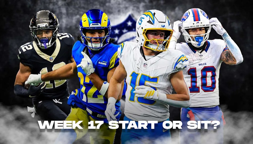 NFL Fantasy Football Week 17 2025 Start ‘Em Sit ‘Em: Receptor abierto NFL Fantasy Football Week 17 2025 Start ‘Em Sit ‘Em: Receptor abierto