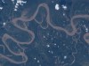 Un río de la selva amazónica desde el espacio