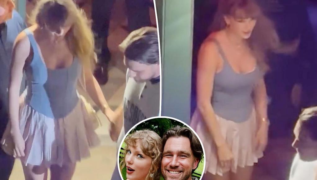 Taylor Swift Stuns en Corset Top y Miniskirt para Travis Kelce Date Night Taylor Swift Stuns en Corset Top y Miniskirt para Travis Kelce Date Night