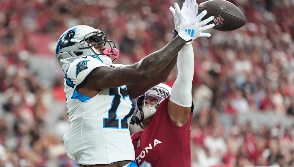 El receptor de segundo año de los Panthers, Xavier Legette, busca empujar a través de un comienzo lento El receptor de segundo año de los Panthers, Xavier Legette, busca empujar a través de un comienzo lento