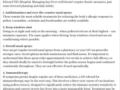 Por qué quienes padecen fiebre del heno la tienen peor que nunca