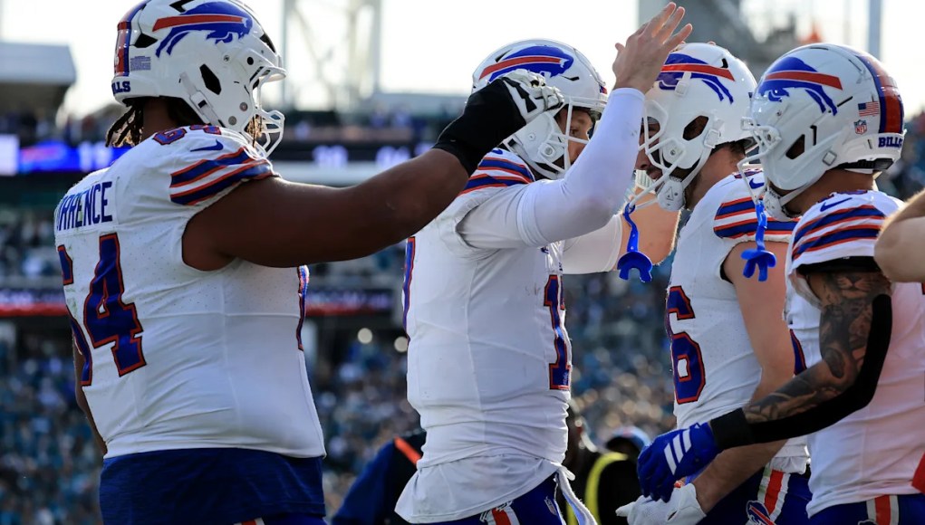 El empujón de 10 yardas de Josh Allen impulsa a los Bills a superar a los Jaguars y provoca la ira de al menos un ex oficial de la NFL El empujón de 10 yardas de Josh Allen impulsa a los Bills a superar a los Jaguars y provoca la ira de al menos un ex oficial de la NFL