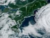 La tormenta de la categoría 2 se mueve hacia el noreste, aún posa las crecientes de surf y rescates de la vida a lo largo de la costa este