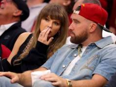 Taylor Swift ayuda a Travis Kelce a alegrar el día de un joven aficionado en un partido de la NBA