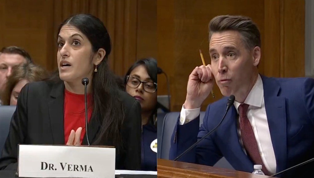 Los conservadores pierden la cabeza por un médico que se niega a decir si los hombres pueden quedar embarazadas durante una ardiente audiencia en el Senado: ‘Totales idiotas’ Los conservadores pierden la cabeza por un médico que se niega a decir si los hombres pueden quedar embarazadas durante una ardiente audiencia en el Senado: ‘Totales idiotas’