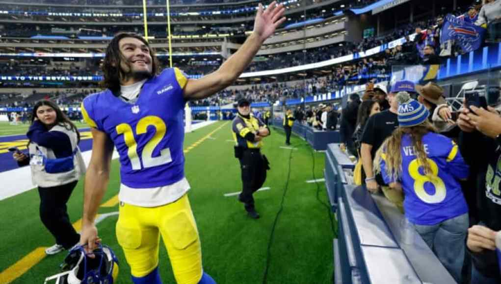 Puka Nacua dispara a los fanáticos de los LA Rams cuando hablan del próximo partido de Australia Puka Nacua dispara a los fanáticos de los LA Rams cuando hablan del próximo partido de Australia
